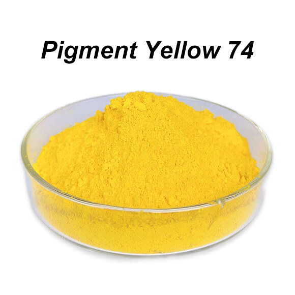 顏料黃74（PY74，74號黃）：高著色力亮黃色單偶氮有機顏料
