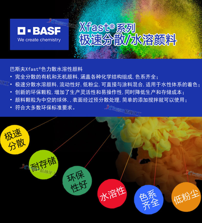 巴斯夫Xfast顏料優勢